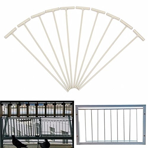 10pcs Pigeon Bird Entrance Trap One-way Window Door Curtain Iron T Bars trapdoor ridged and swing great