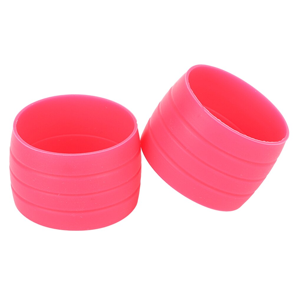 1 Paar Fietsen Siliconen Plug Fiets Rem Stuur Gesp Mouw Vaste Ring Fietsen Draagbare Stofdicht Fietsen Onderdelen: Pink