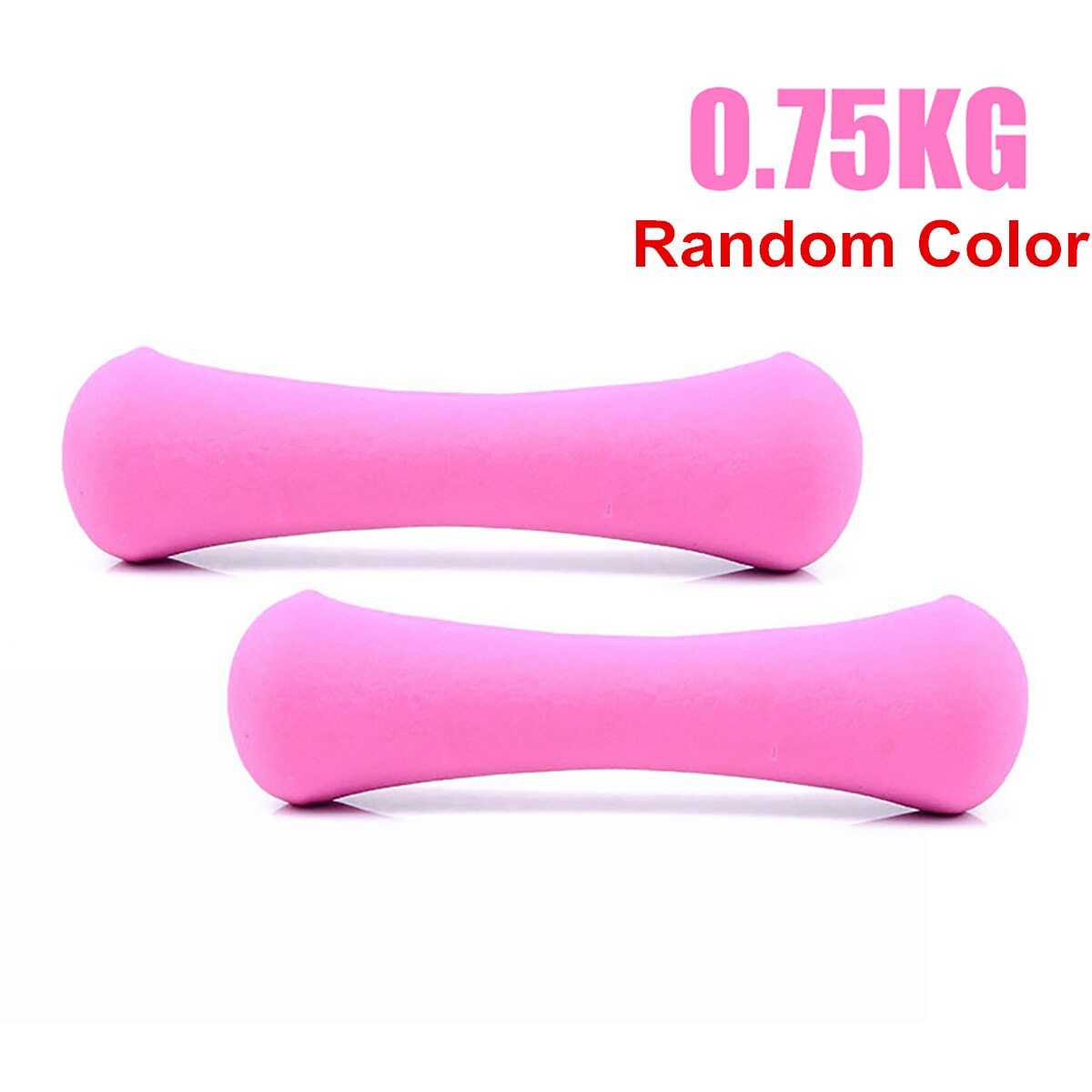 2Pcs Random Color Fitness Dumbbell Solid Aerobic Training Strength Gym Weight Lifting Dumbbell Set Trainer Fitness Equipment: Black