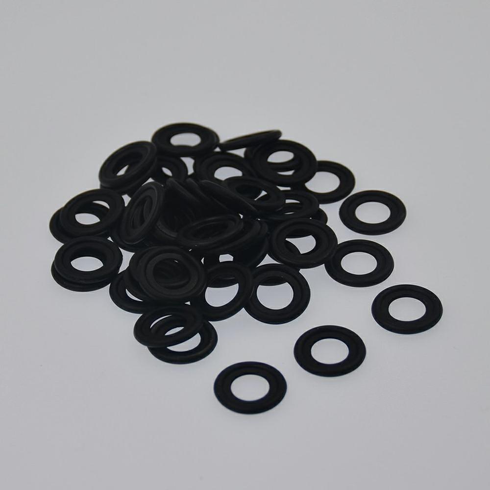 1044 50Pcs Engine Oil Drain Plug Crush Washers Gaskets Rings For Toyota Oil Drain Screw Durable Gaskets