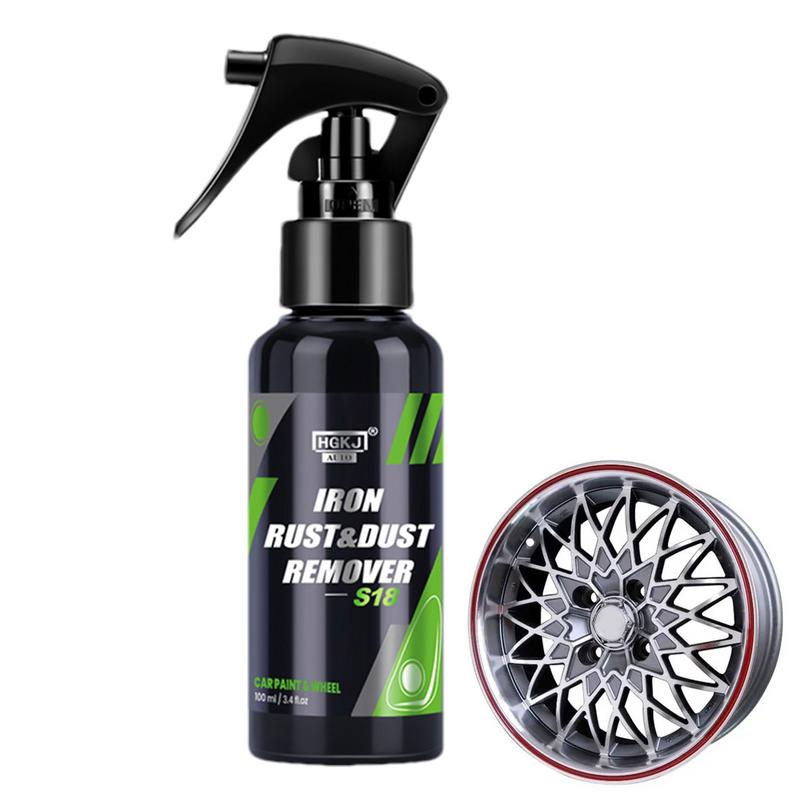 50/100ML Eisen Entferner Auto Detaillierung Eisen Verunreinigung Reiniger Auto Pflege Dekontamination Bausatz Eisen Rost Staub reiniger
