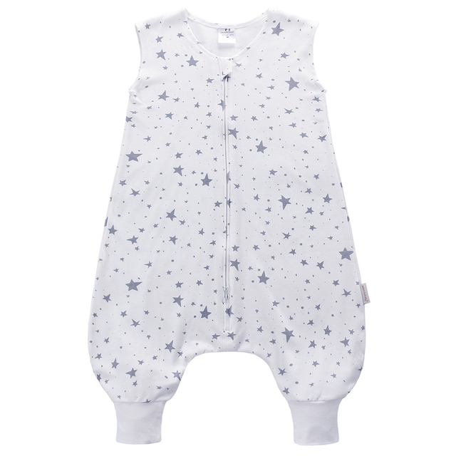 Baby Slaapzak 28-32 ℃ Zomer Koele Vest Kids Slaap Zak Jongens Meisjes 100% Katoen Ademend Slaapzak baby Anti Tipi: stars / XXL(110cm)