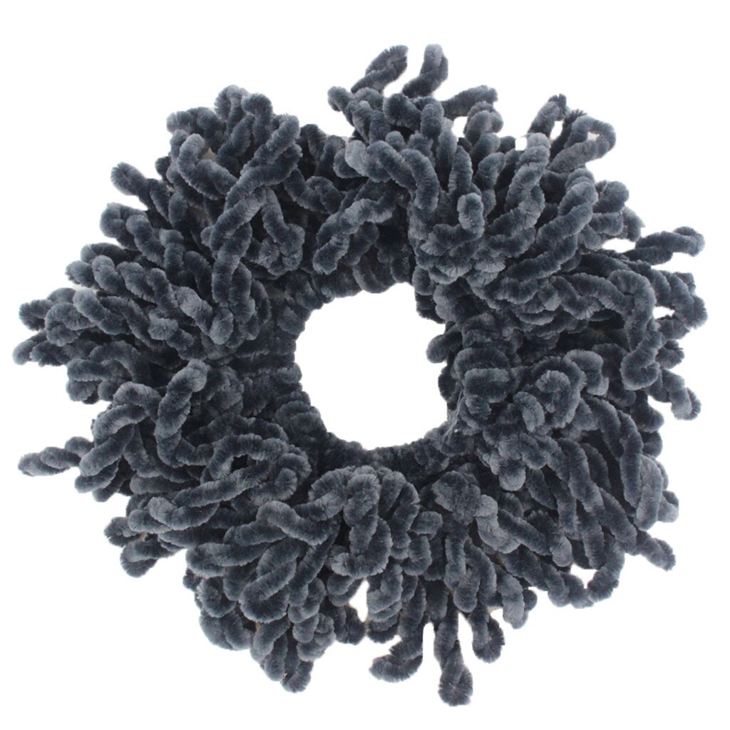 Muslimsk hodeplagg enkel hijab volumizing scrunchie stort hår bunnbunn hijab fleksibelt gummibånd: Gy