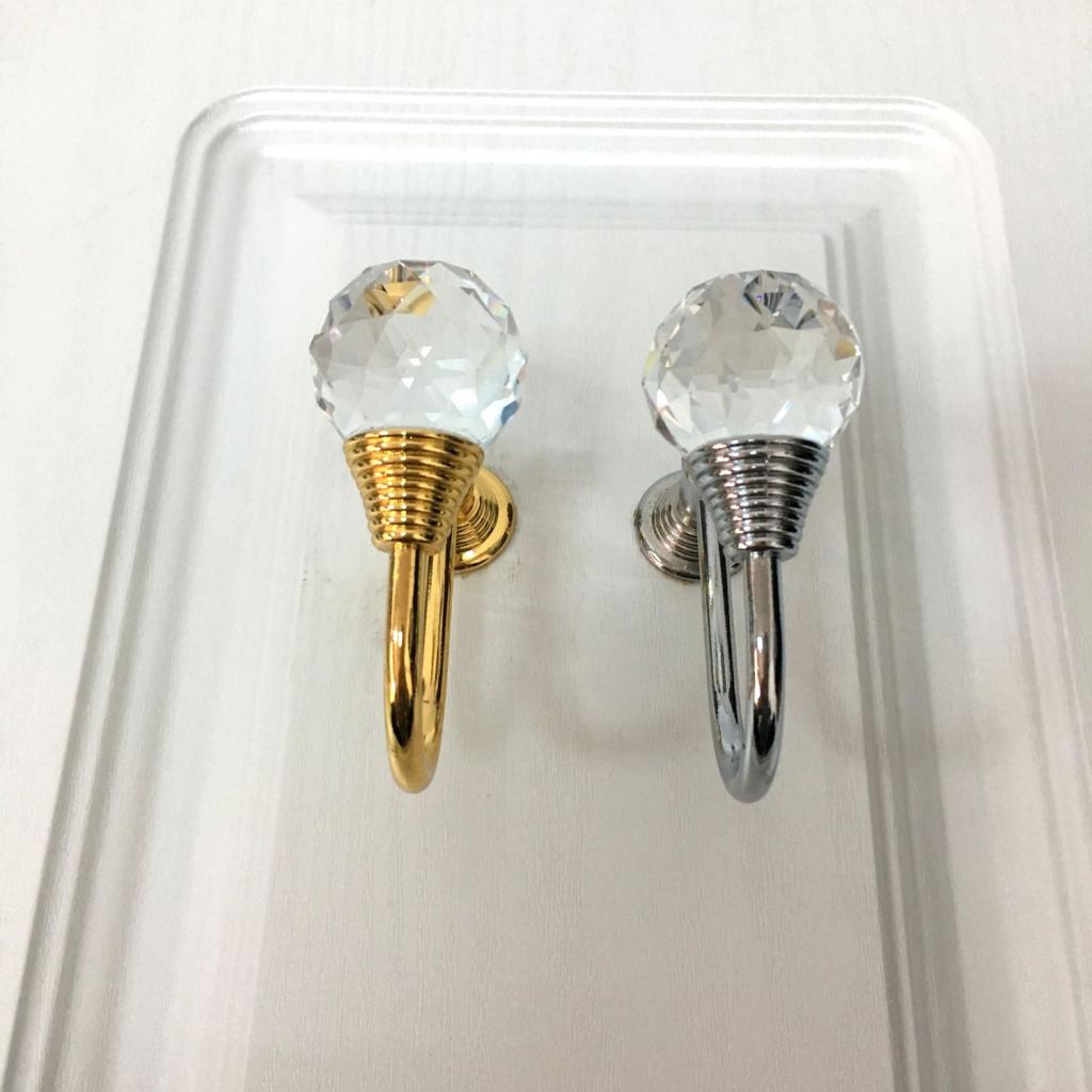 Solid Alloy Curtain Hook Wall Hook Door er er Holder Home Decoration