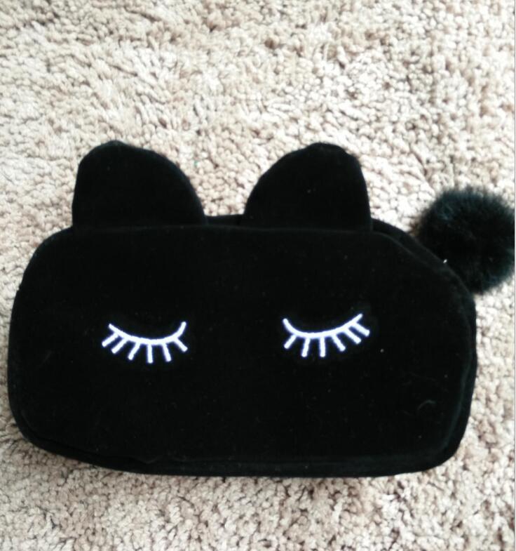 Roze gezicht glimlach tas dag clutches kleine tas: Zwart