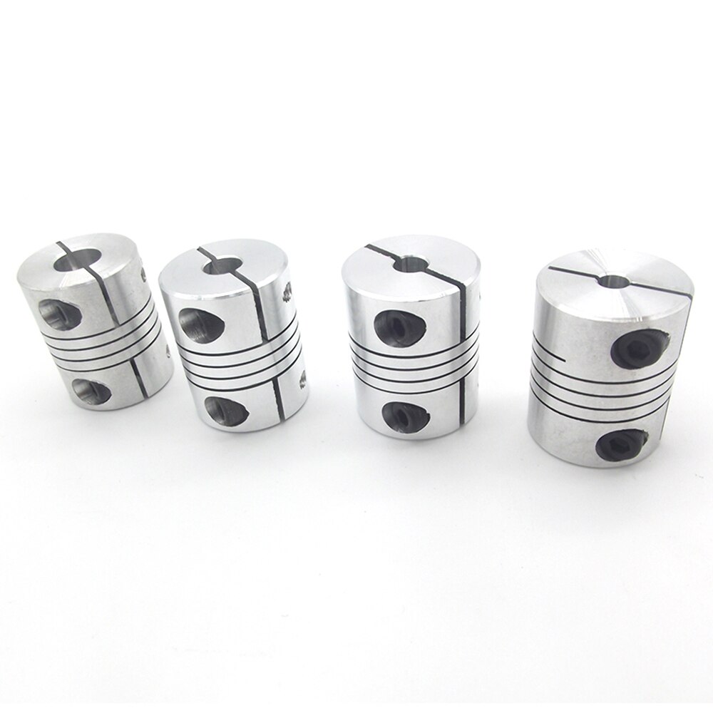 4PCS 12X6.35MM D25L30 Aluminum Z Axis Flexible Coupling For Stepper Motor Coupler Shaft Couplings 3D Printer Parts Accessory