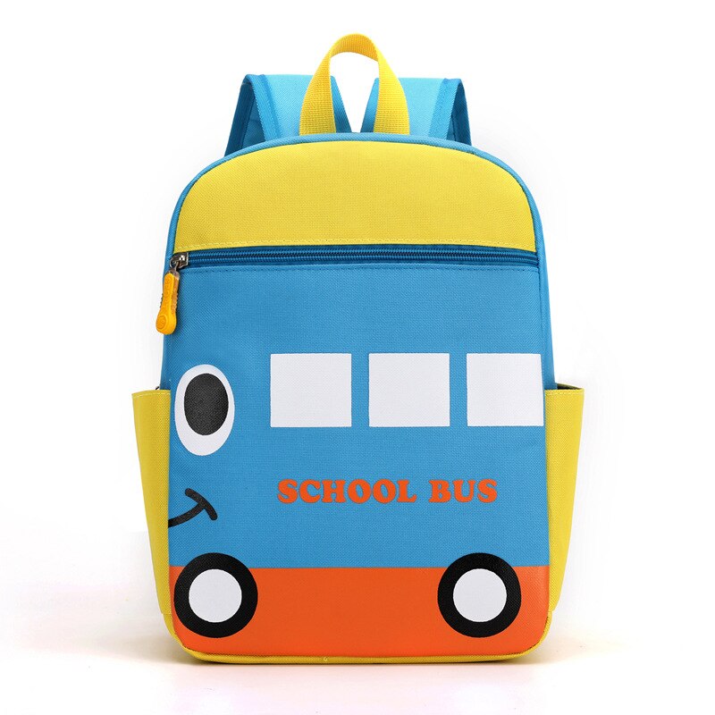 Kleuterschool cartoon boekentas kinderen dieren rugzakken jongens schooltassen voor meisjes merk peuter kinderen neopreen schooltas: S3019- bussen