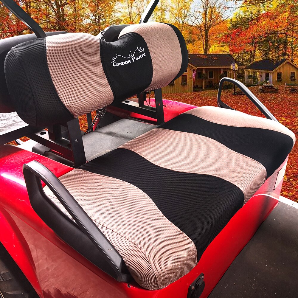 Golf Cart Seat Cover Set Fit for EZGO TXT,RXV and Club Car DS