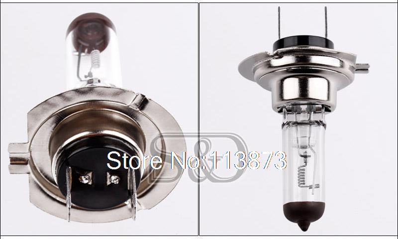 Bombilla halógena antiniebla para coche, luz amarilla H7, 24V, 70W, 4300K, 10 unidades