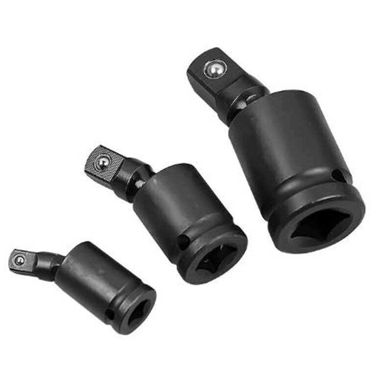 360 Degree Swivel Knuckle Joint Air Impact Wobble Socket Adapter Hand Tool 1/2 3/8 1/4