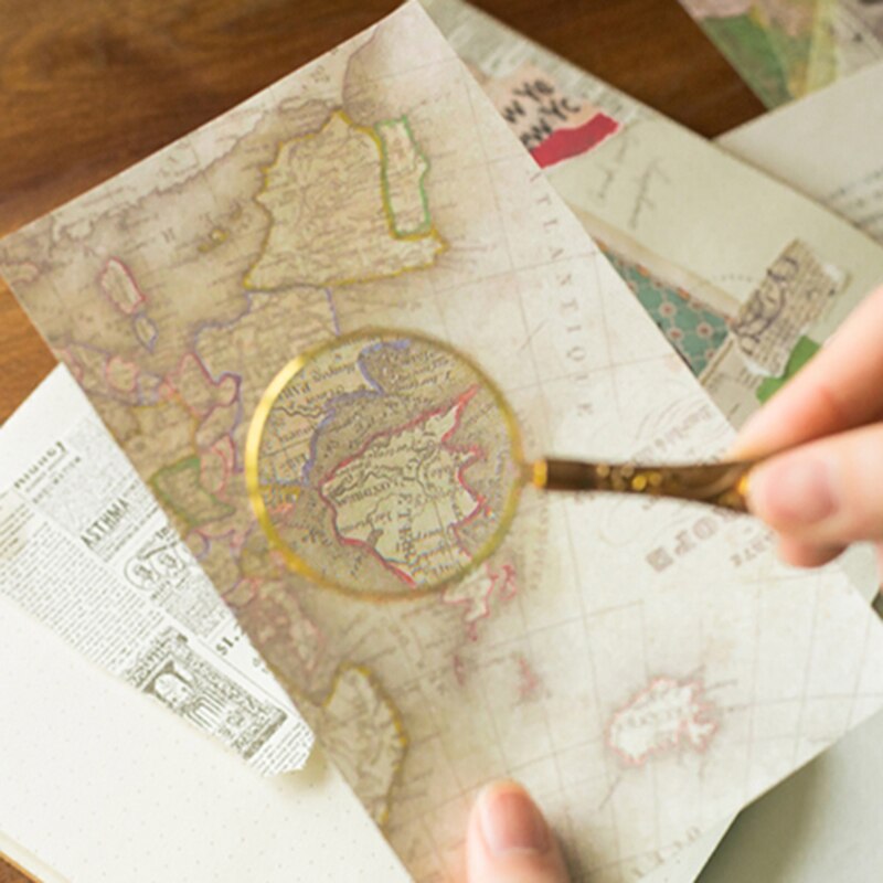 31 Uds tiempo y espacio Mark Series Material de fondo de papel de diario planificador Scrapbooking decorativo Vintage papel para manualidades DIY