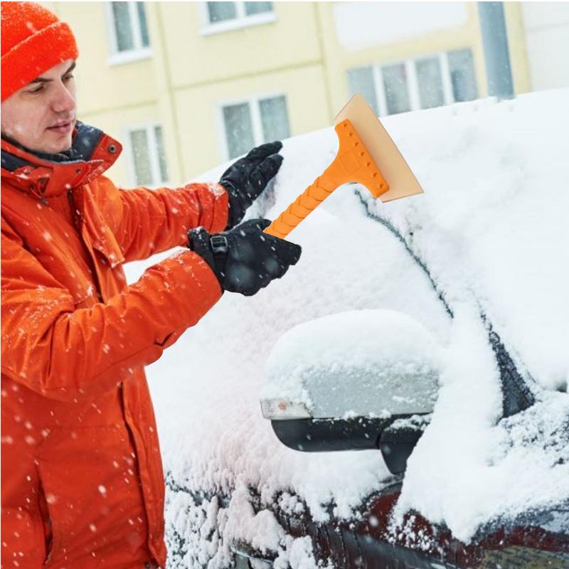 Car Ice Scrapers Winter Windshield Anti-Scratch Ice Tool Shovel Effective Frost Cleaning For Winter Window For Cars Trucks Suvs
