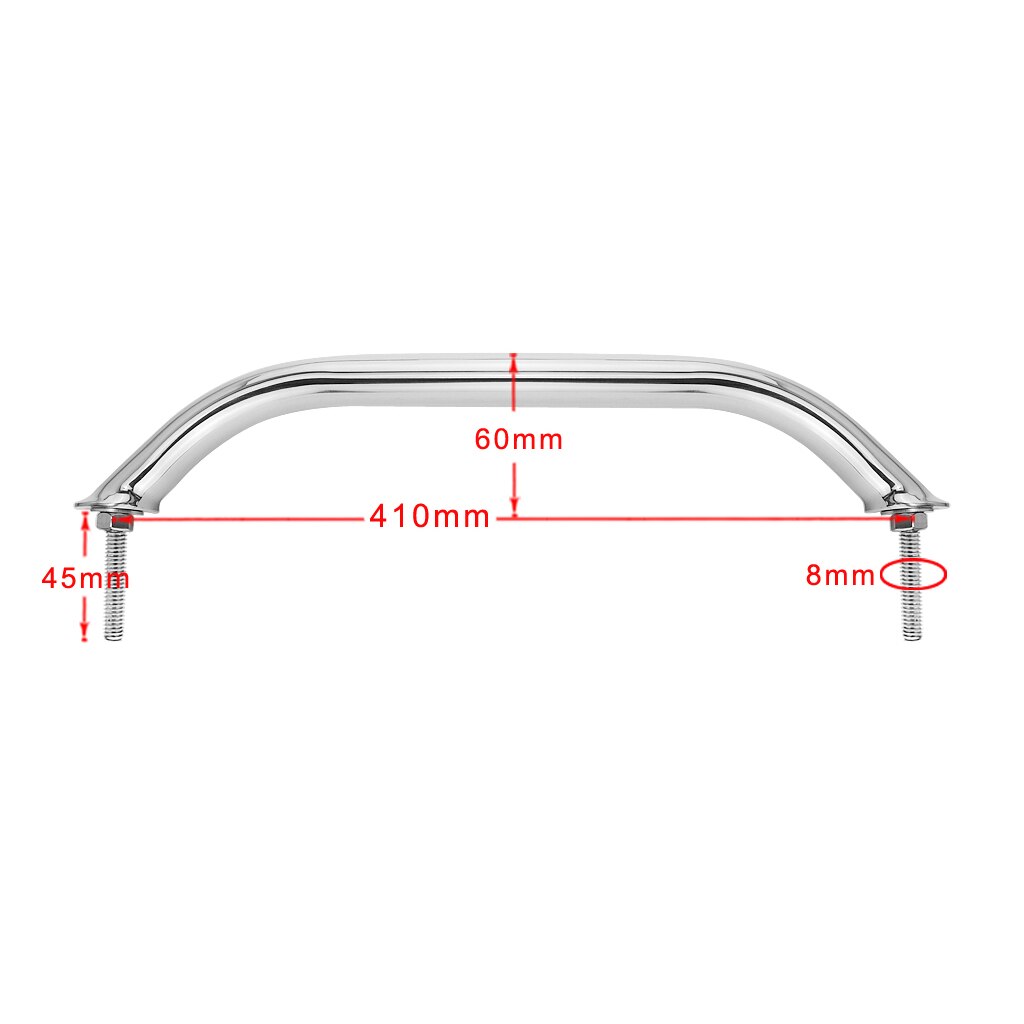Boat Grab Handle Handrail, 316 Stainless Steel Boat Handrails -Marine Hardware Accessories