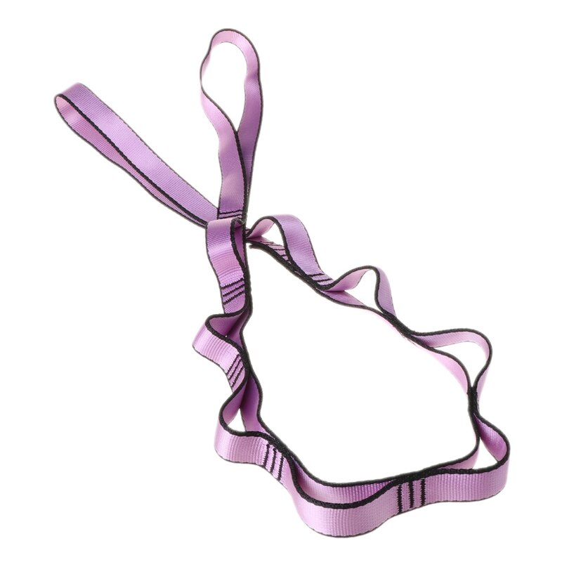 Climbing Nylon Daisy Chain Rope With Loops Yoga Hammock Hanging Strap Bandlet F1FD