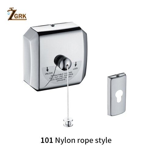 ZGRK Portable acier inoxydable rétractable corde à linge intérieur extérieur blanchisserie cintre sèche-linge organisateur vêtements séchage Rack: 101Nylon