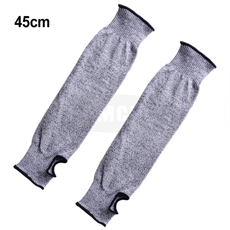 5 Level Anti Cut Arm Sleeves Cut Resistant Sleeves Safety Gloves Anti Cut Arm Sleeves Protects the Arm From Heat and Cutting: 45cm  1pair