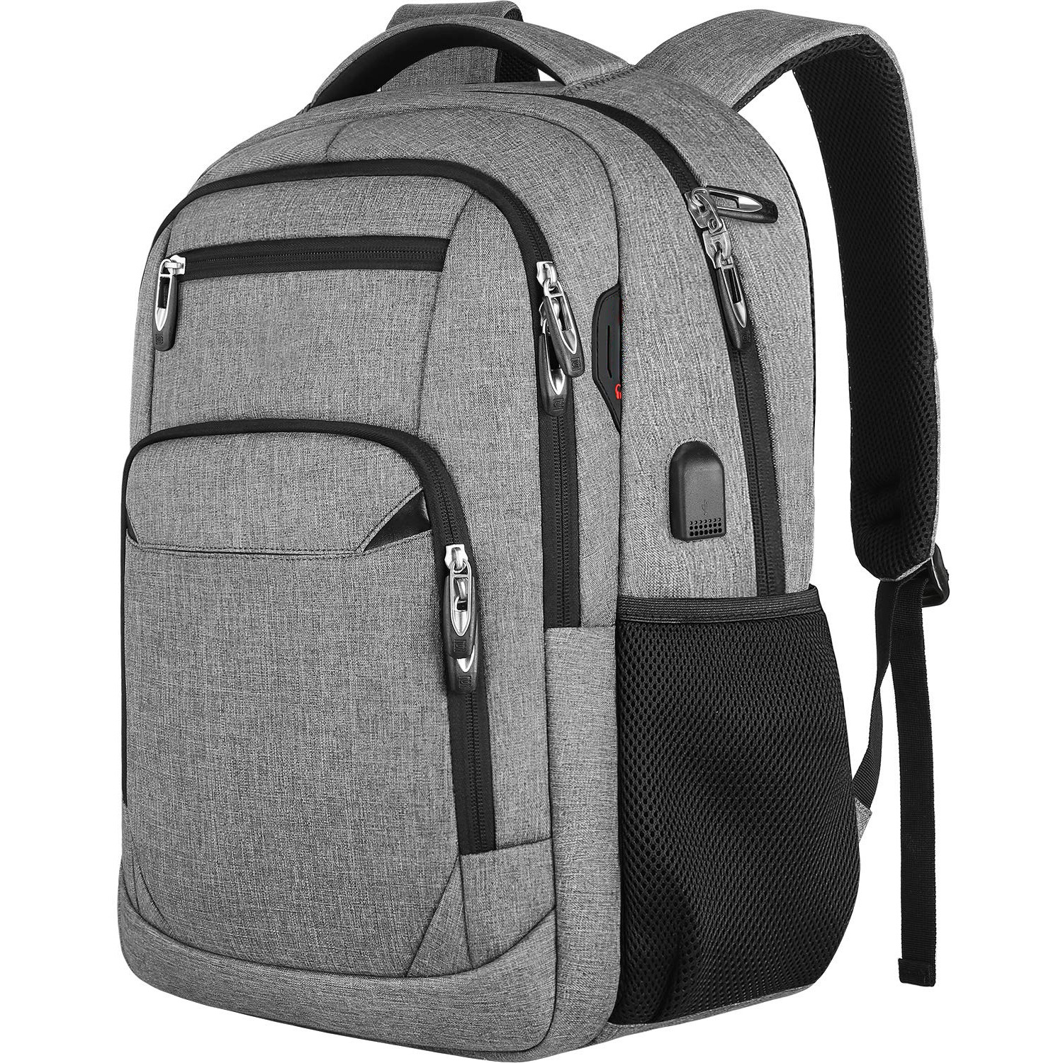 Homem mochila saco de viagem ao ar livre saco de lente da câmera preto ergonomia bolsa para portátil grande capacidade montanhismo bolsa à prova dwaterproof água: CINZA
