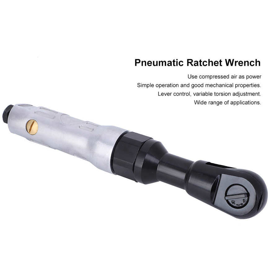 Pneumatic Wrench Square Driver Air Ratchet Sockets Tools Torsion 45ft-lbs 1/2inch
