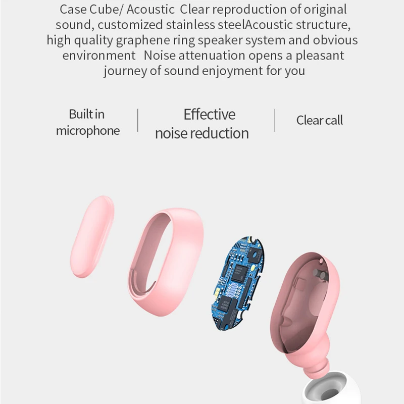 Original A7S TWS Headset Wireless Earphones Bluetooth Headphones Sport Stereo Fone Bluetooth Earbuds for Xiaomi Huawei iPhone
