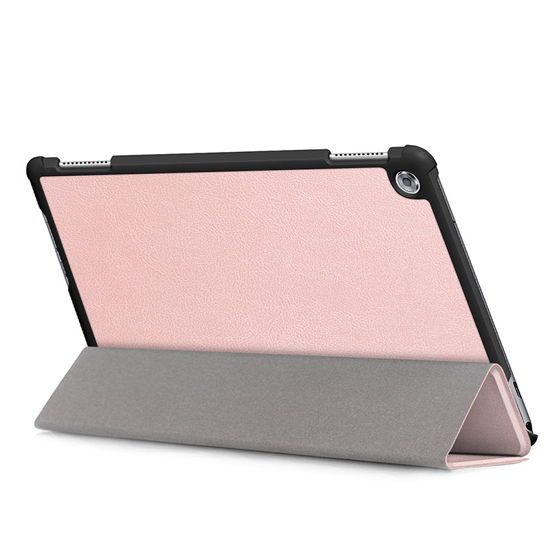 Para Huawei MediaPad M5 Lite funda 10 BAH2-W19/L09/W09 Ultra delgada Pu cuero Smart Stand cubierta para media Pad M5 Lite 10,1"