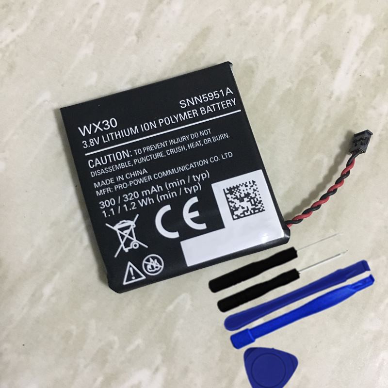 360 1st Gen WX30 320mAh Batteria SNN5951A Per Motorola Moto 360 1st Gen 2014 Astuto Della Vigilanza Batterie