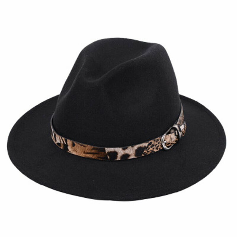 Fedora Hat men women Imitation wool winter women felt hats men black top Jazz Hat Fedoras Hat Sombrero Mujer