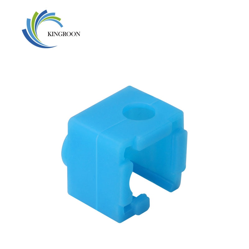 KingRoon E3D V5 J-kopf Heizung Block Extruder Teil Aluminium HotEnd V5 Wärme Block 16*16*12mm Silizium fallen abdeckung 3D Drucker Teile