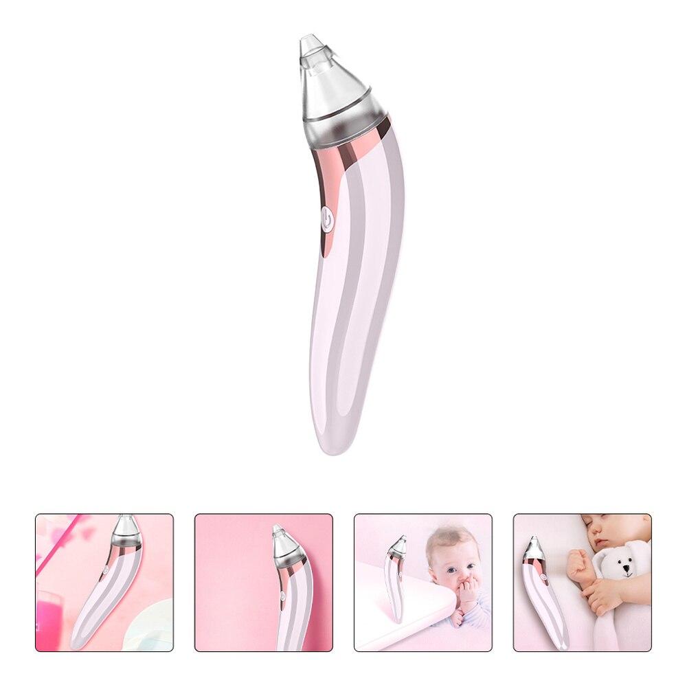 1 ensemble d'aspirateur de nez de bébé outil de succion de nez électrique tenu dans la main nettoyant Nasal