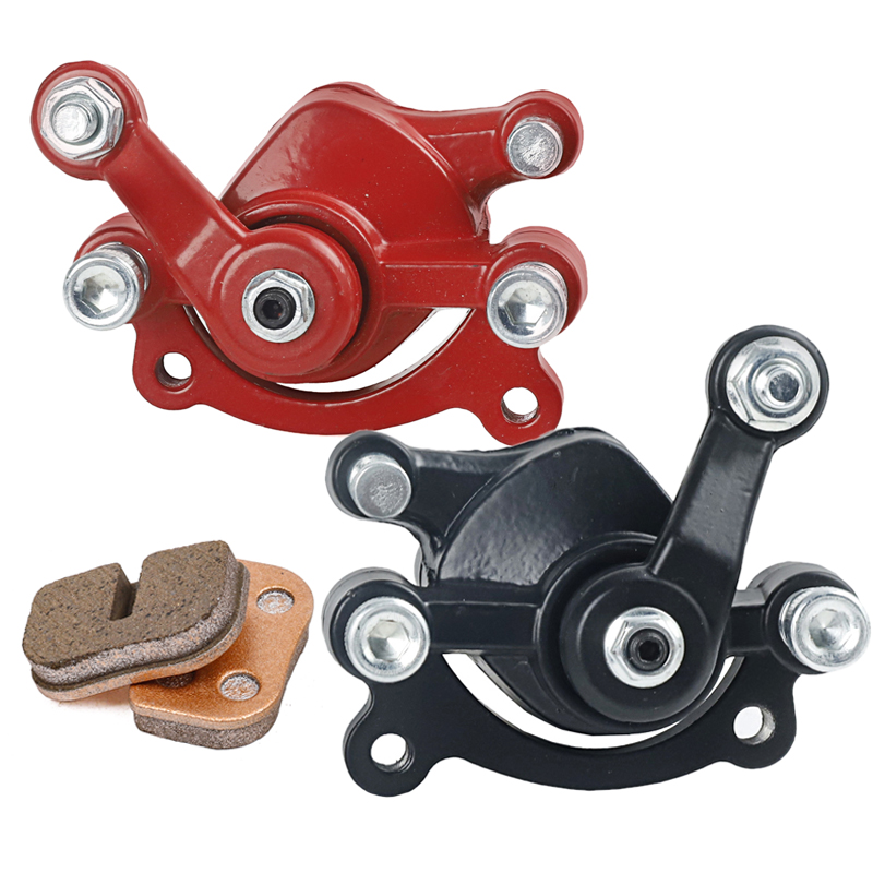 Främre bakre skivbromsok med belägg för 2- -takts 43cc 47cc 49cc kinesisk minimoto barn atv fyrhjuling dirt pocket bike bensinscooter