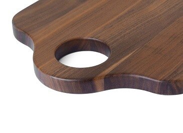 Japanese black walnut special-shaped breadboard solid appliances beeswax whole wood wood rootstock Choppingboard kitchen