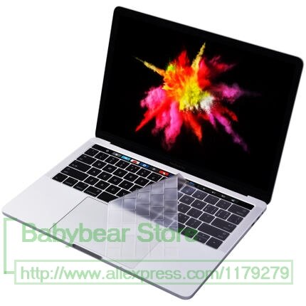 Keyboard Protector Cover for Macbook Pro 13.3'' & Pro 15.4'' with Touch Bar US Version Keyboard Case A1706 A1707 A2159