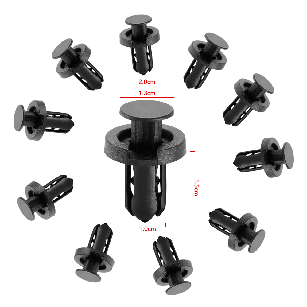 10PCS 10mm Hole Auto Fastener Car Bumper Clips Retainer for BMW MINI Cooper One S R50 R53 R56 R58 R59 R60 F55 F56