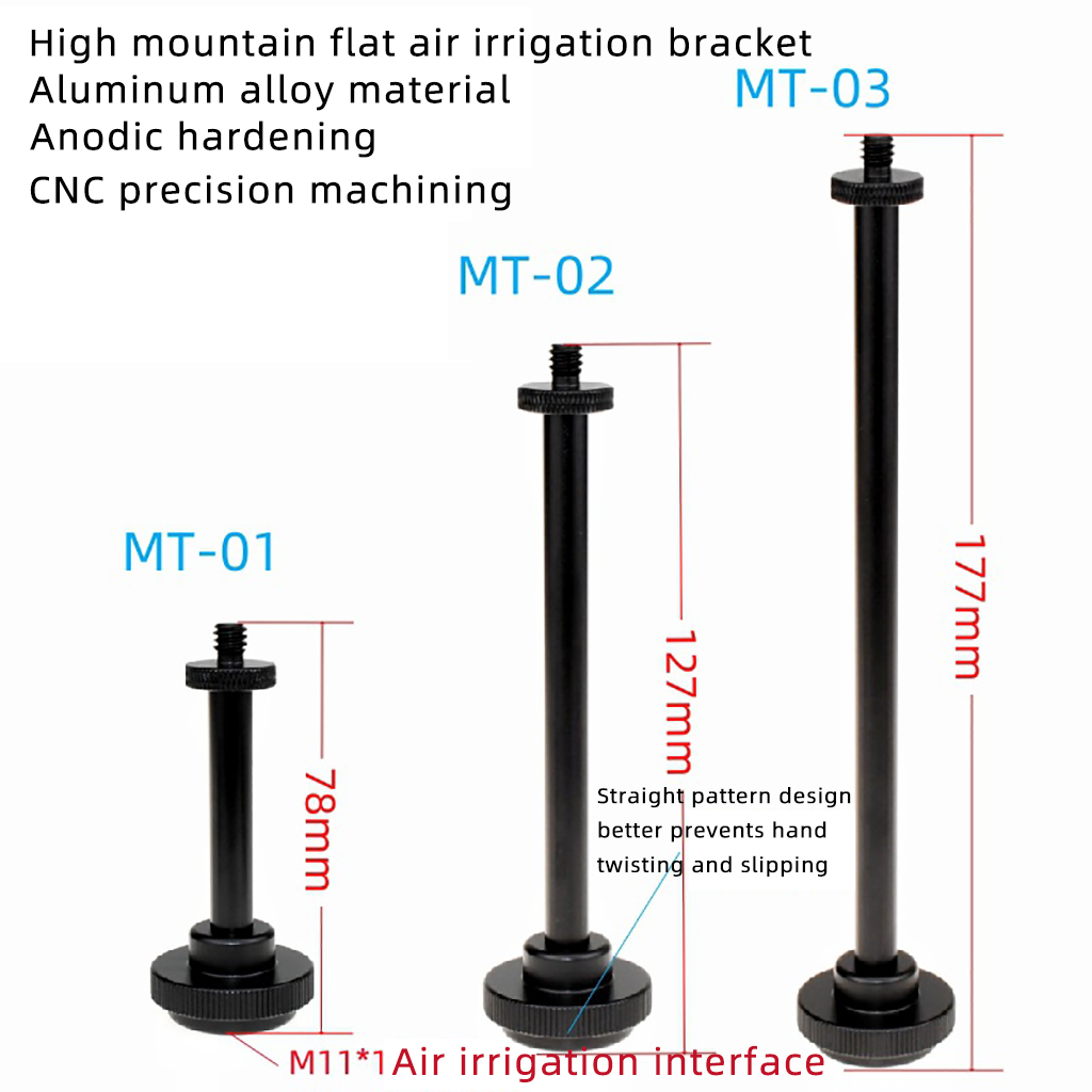 Soporte para lámpara de Camping, poste de luz desmontable, aleación de aluminio, soporte para luz exterior, colgador de lámpara, soporte adaptador para trípode de montaje 1/4-20
