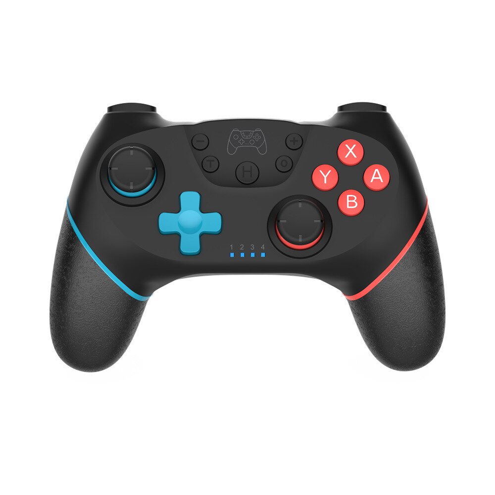 Schakelaar Pro Schakelaar Lite Controller Bluetooth-Compatibel Gamepad Controle Draadloze Joystick Macro Programmering Usb Joysticks Controle: blue red
