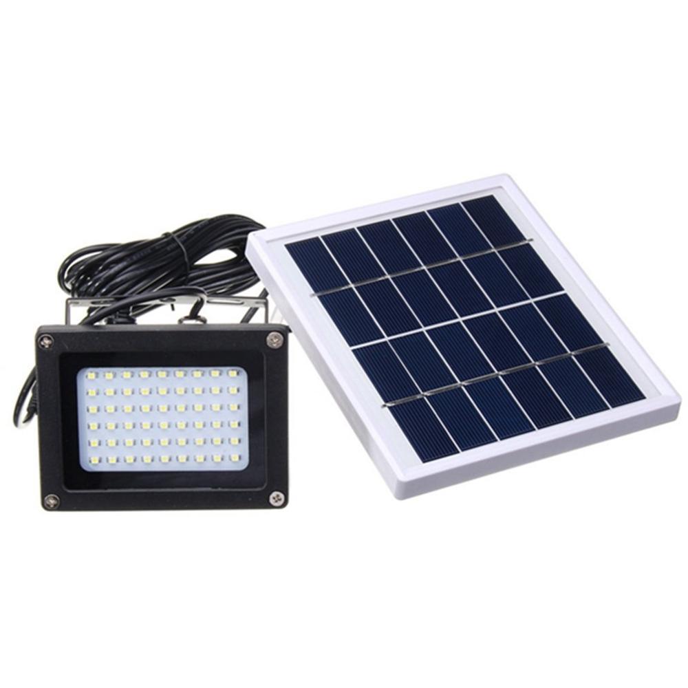54 LEDs Floodlight Solar Powered Sensor Lamp Light Waterproof IP65 Outdoor Emergency Security Garden Street Flood Light