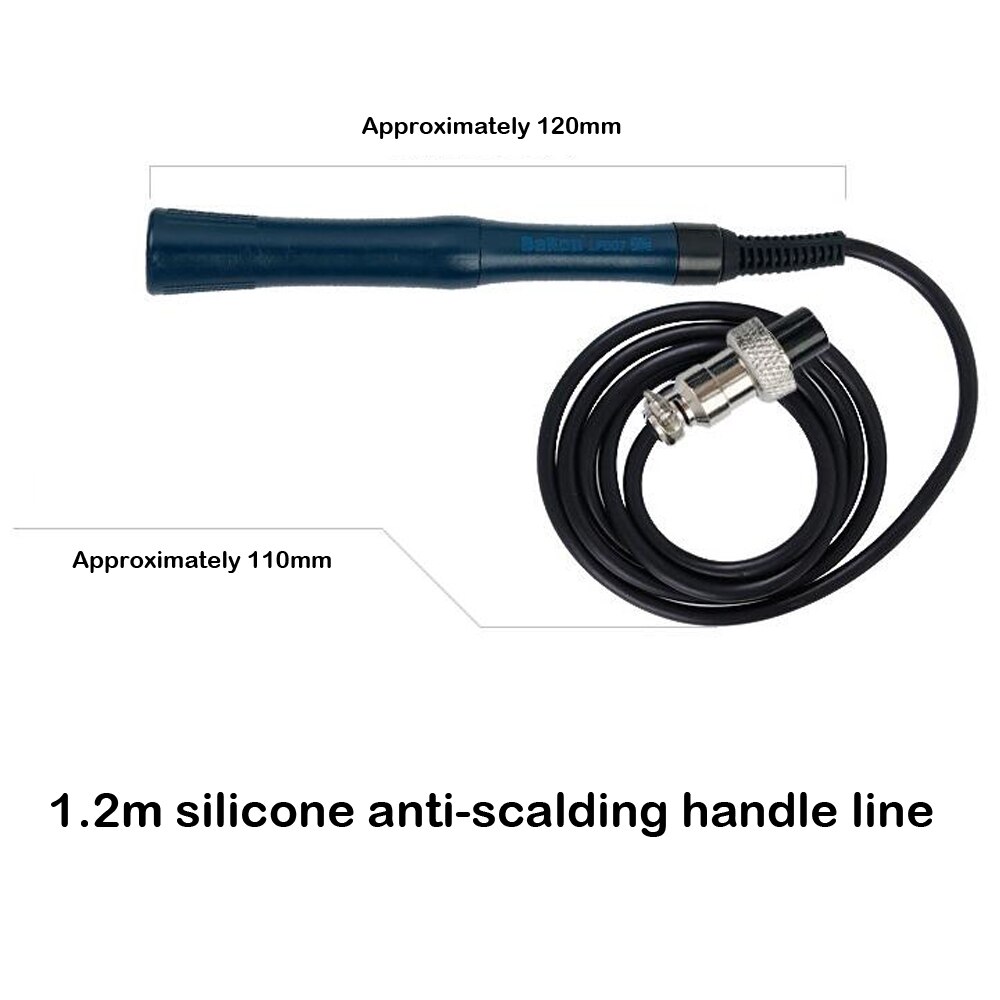 Stazione saldante portatile di digitale BGA del saldatore di BAKON 950D 110V/220V 75W mini con la punta di T13-I per FX-951/936 + cavo della lega per saldatura