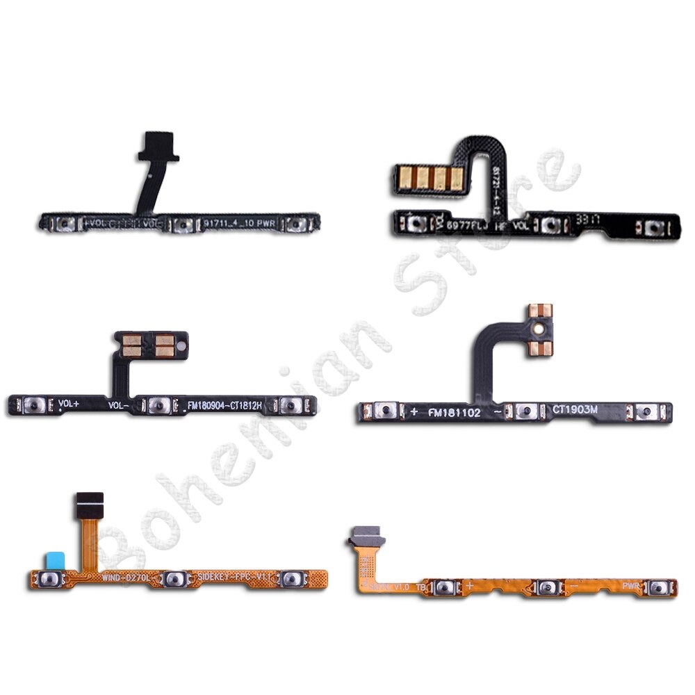 Volumen botón Flex Cable para Meizu M2 M3 M3s M5 M5 s M6 nota M 2 3 5 6 U10 U20 móvil piezas de reparación de teléfonos