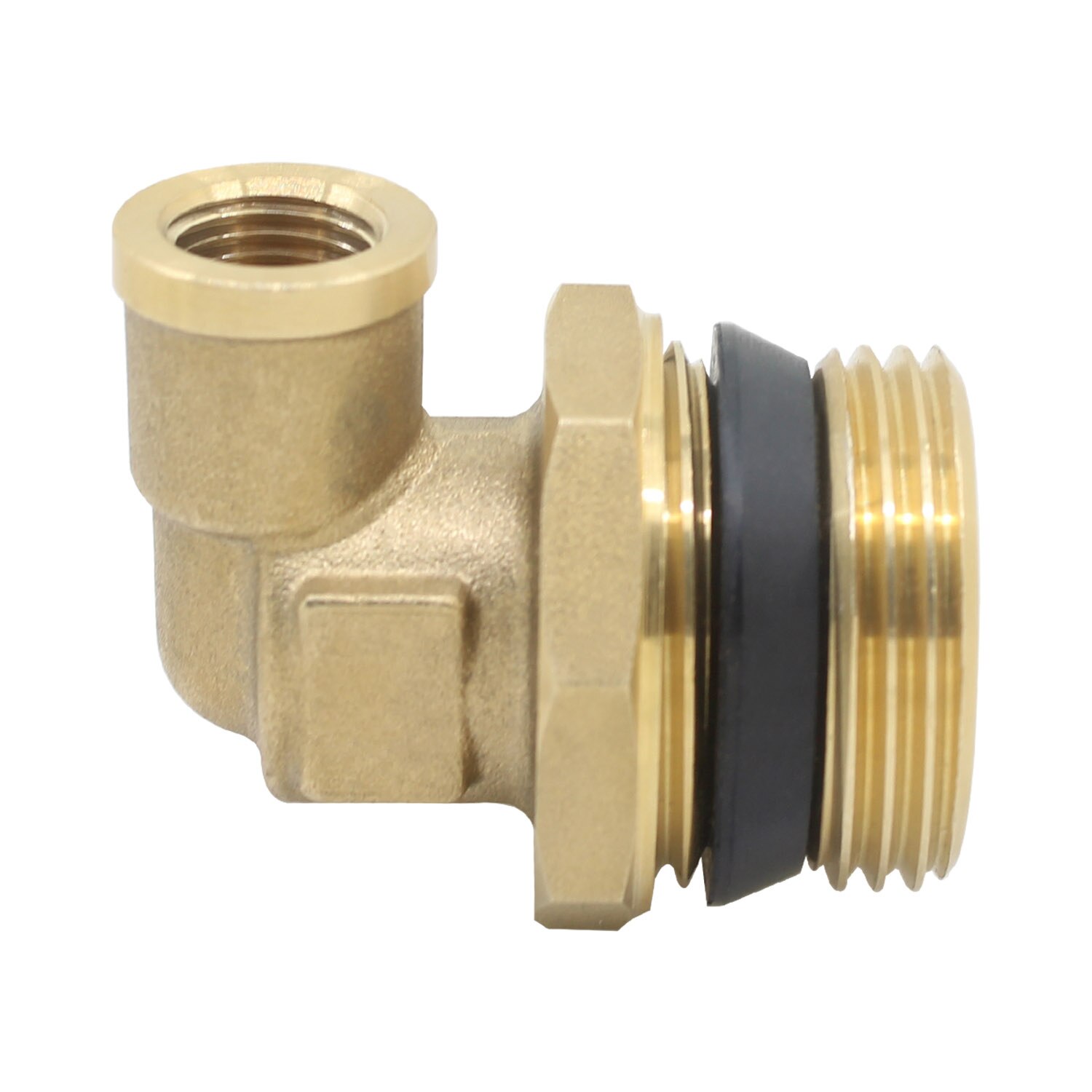 1/4" Temperature Pressure Gauge Thermometer Monitor Dual Display Floor Heating Meter Male Thread