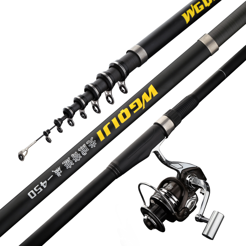 Power Telescopic Ocean Rock Fishing Rod 3.6m-6.3m Superhard Carbon Fiber Spinning Fishing Rod Necessary