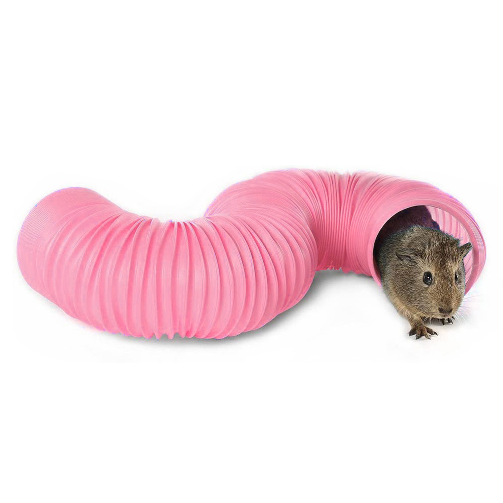 Kunststoff Kleine Tiere Tunnel Faltbare Spielen Tunnel ÜSpund Rohre für Kaninchen Frettchen Guinea Schwein Haustier Liefert