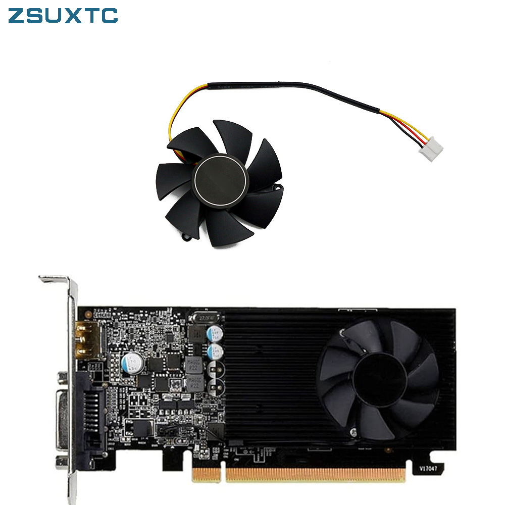 3Pin FS1250-S2053A GT 1030 FAN For GIGABYTE GTX 1050 Low Profile、GTX 1050TI Low Profile Video card cooling fan