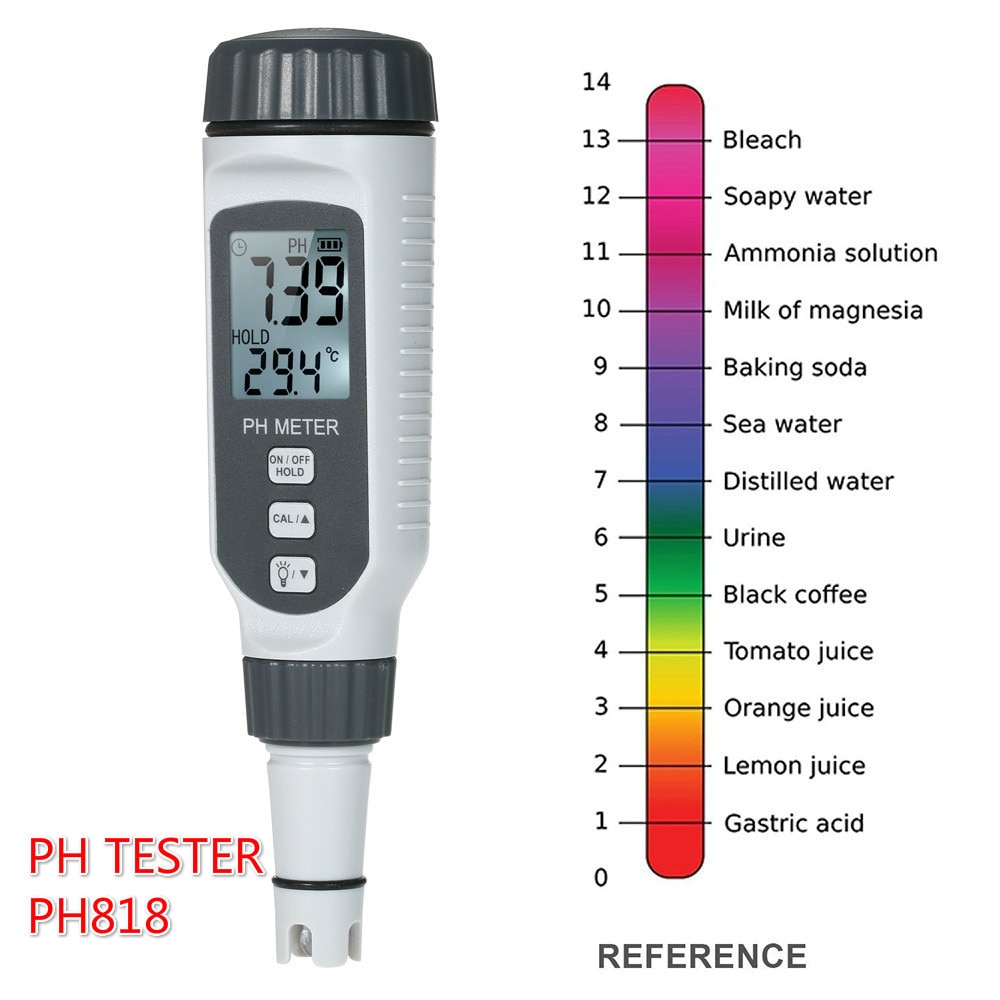 Ph818 ph tester ph vandtester bærbar pen type ph m... – Grandado