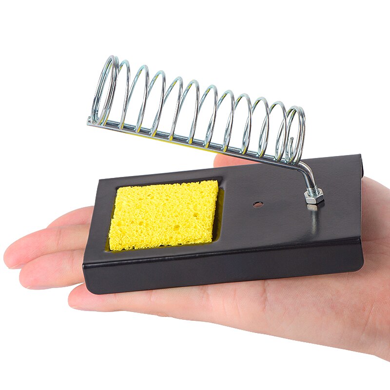 WMORE soldering iron Stand Holder with Cleaning Sponge Metal Pads Generic High Temperature Resistance welding solder iron stand