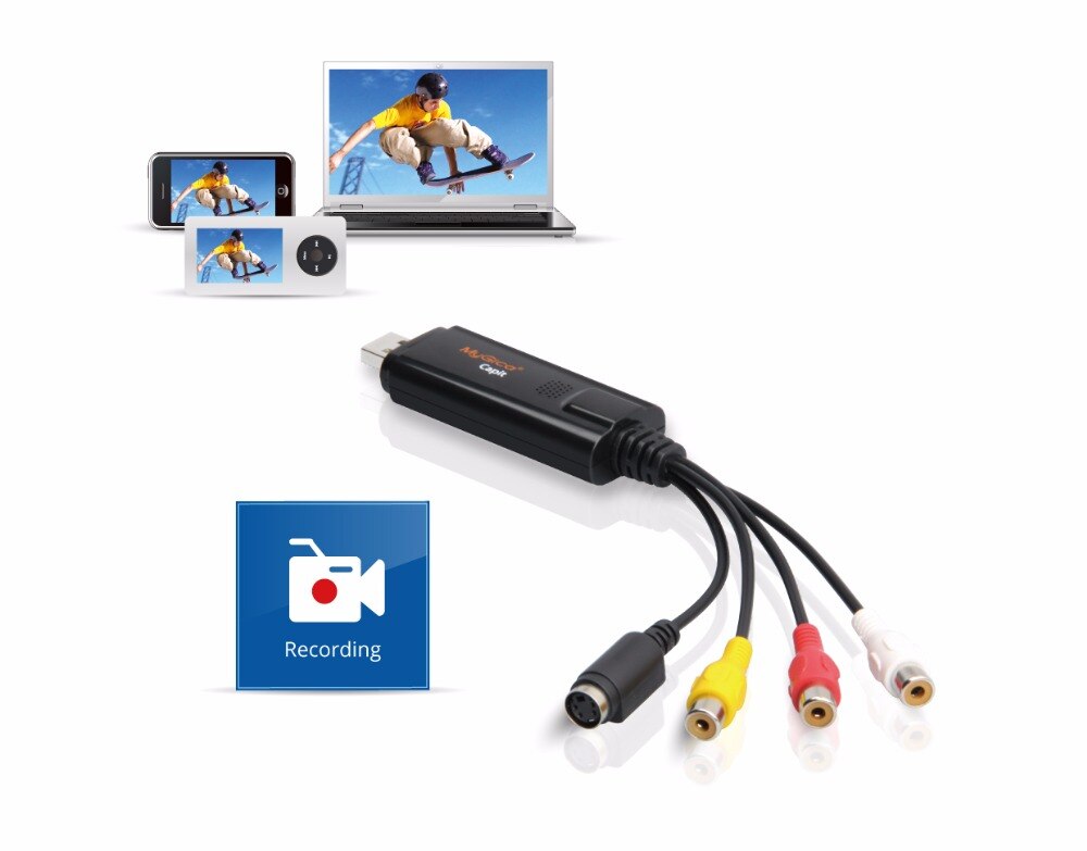 Geniatech MyGica Capit USB Video Capture Analog Video zu Digital, konvertieren VHS Composite und S-Video zu USB auf PC