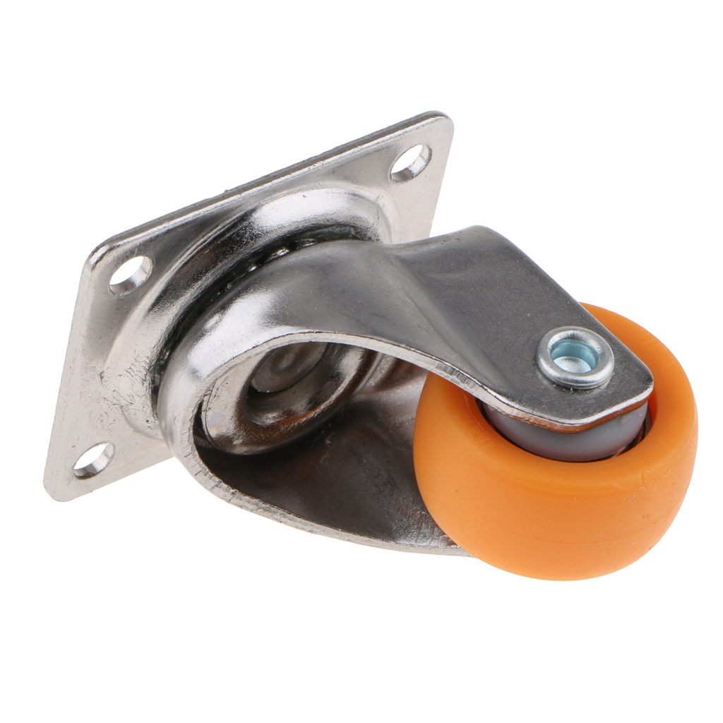 25mm 13kg Nylon Swivel Casters Wheels for Trolley Flight Case Furniture 8pcs Set