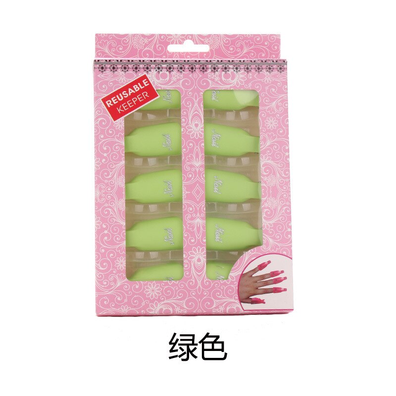 Nail Remover Clip Doos Voor Laden En Lossen Nail Sets, Nail Remover Clip, Nagel Winkel Gewijd, efficiënte En Snelle: 05-green