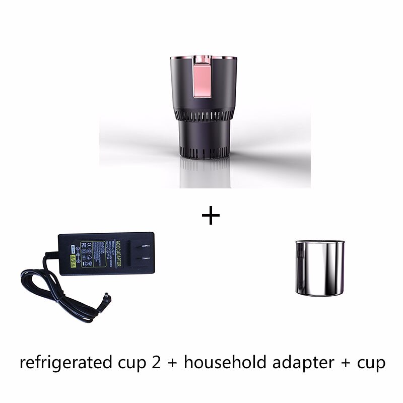 DC 12V Car Heating Cooling Cup 2-in-1 Car Office Cup Warmer Cooler Smart Car Cup Mug Holder Tumbler Cooling Beverage Drinks Can