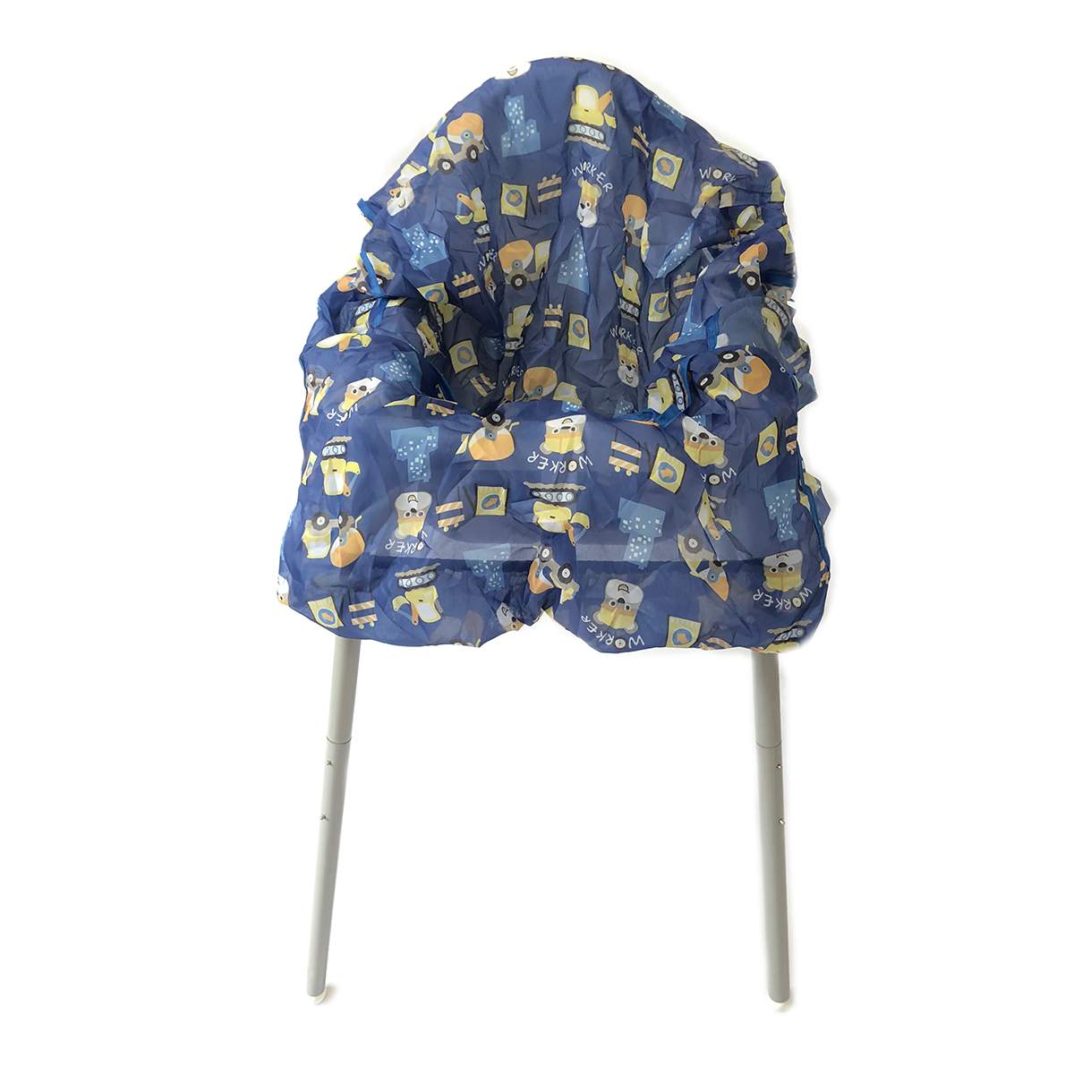 Ademend Baby Winkelwagen Cover Opvouwbare Baby Kids Supermarkt winkelwagen zetel Pad Kussen Anti vuile boodschappentas + opbergtas