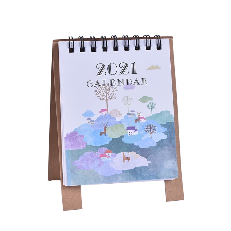 Main dessin dessin animé Mini bureau papier calendrier planificateur Agenda annuel: B