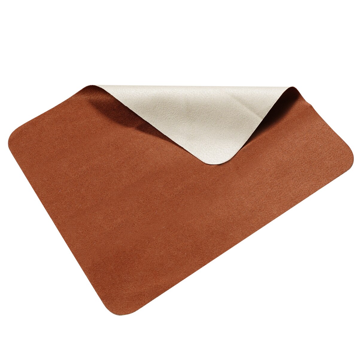 Limpiador de gafas de gamuza, paño de limpieza de microfibra, para pantalla de teléfono, ropa, 5 unids/lote: brown-5pcs